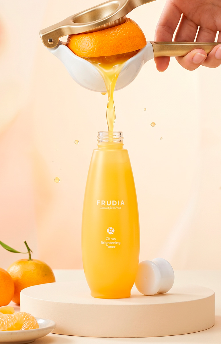 Extracción de jugo de Mandarina de Jeju